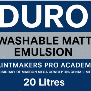 DURO Washable Matt Emulsion 20LTR stickers