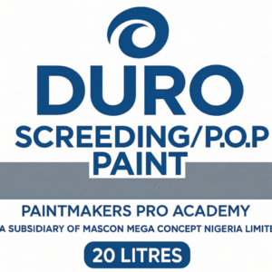 DURO SCREEDING / P.O.P Paint 20LTR stickers