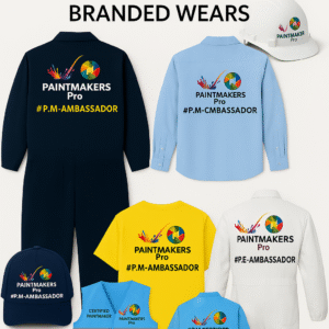 PAINTMAKERS PRO ACADEMY BRANDED WEARS